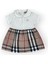 Baby Marka Burberi Desen Bebe Yaka Elbise Kız 9-36 Ay 1