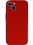 Apple iPhone 13 Mini Kılıf Silikon Kılıf Yumuşak Kılıf Içi Kadife Lansman - Kırmızı 1