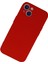 Apple iPhone 13 Mini Kılıf Silikon Kılıf Yumuşak Kılıf Içi Kadife Lansman - Kırmızı 2