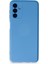 Samsung Galaxy A14 4g Kılıf Silikon Kılıf Yumuşak Kılıf Içi Kadife Lansman - Mavi 1