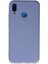 Huawei P20 Lite Kılıf Silikon Kılıf Yumuşak Kılıf Içi Kadife Lansman - Lila 1
