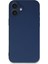 Apple iPhone 16 Plus Kılıf Silikon Kılıf Yumuşak Kılıf Içi Kadife Lansman - Lacivert 4
