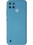 Realme C25Y Kılıf Silikon Kılıf Yumuşak Kılıf Içi Kadife Lansman - Mavi 1