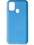Samsung Galaxy M21 Kılıf Silikon Kılıf Yumuşak Kılıf Içi Kadife Lansman - Mavi 1
