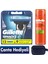 Mach3 Turbo 12 Li Yedek Tıraş Bıçağı + Gillette Fusion 200 ml JEL + Çanta 1