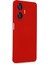 Realme C55 Kılıf Silikon Kılıf Yumuşak Kılıf Içi Kadife Lansman - Kırmızı 1