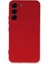 Samsung Galaxy S22 Plus Kılıf Silikon Kılıf Yumuşak Kılıf Içi Kadife Lansman - Kırmızı 3