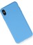 Apple iPhone Xs Kılıf Silikon Kılıf Yumuşak Kılıf Içi Kadife Lansman - Mavi 2