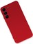 Samsung Galaxy S22 Kılıf Silikon Kılıf Yumuşak Kılıf Içi Kadife Lansman - Kırmızı 3