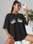 Baskılı Kadın T-Shirt - Siyah 3
