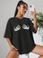 Baskılı Kadın T-Shirt - Siyah 3