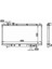 MGA-80573 - Su Radyatoru Brazıng Mazda 323 95- 1.5-1.6i-1.8 Z5-Zm-Bp M/t 1