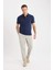 Slim Fit Dar Kesim Polo Yaka Pamuklu Kısa Kollu Tişört X2594AZ25SP 2