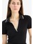 Slim Fit Dar Kesim Polo Yaka Fitilli Kaşkorse Kısa Kollu Tişört E5786AX25SP 4