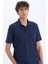%100 Pamuk Regular Fit Polo Yaka Kısa Kollu Basic Düz Pike Kumaş Tişört C1293AX25SP 1