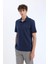 %100 Pamuk Regular Fit Polo Yaka Kısa Kollu Basic Düz Pike Kumaş Tişört C1293AX25SP 3