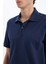 %100 Pamuk Regular Fit Polo Yaka Kısa Kollu Basic Düz Pike Kumaş Tişört C1293AX25SP 5