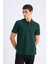 %100 Pamuk Regular Fit Polo Yaka Kısa Kollu Basic Düz Pike Kumaş Tişört C1293AX25SP 4