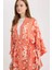 Relax Fit Desenli Kuşaklı Kimono D5443AX25SP 5
