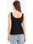 Slim Fit Dar Kesim Kare Yaka Fitilli Kaşkorse Atlet E2173AX25SP 5