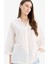 Relax Fit Apaş Yaka Basic Düz Uzun Kollu Gömlek D5444AX25SP 1