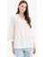 Relax Fit Apaş Yaka Basic Düz Uzun Kollu Gömlek D5444AX25SP 3