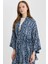Relax Fit Desenli Kuşaklı Kimono D5443AX25SP 1