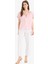 Comfort Fit Gömlek Yaka Basic Düz Kısa Kollu Bluz E5989AX25SP 2