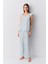 Shiny Askılı Maskülen Pijama Takımı 1
