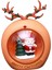 Şömine Yıl Tema Partileri Için Noel Işıklı Dekorasyonu Turuncu Noel Baba (Yurt Dışından) 3