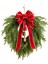 19INCH Yeşil Noel Çelenk Kırmızı ile Çok Çok Yönlü Çan ile Çelenk (Yurt Dışından) 1