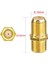 Adet Koaksiyel Kablo Konnektörü Rg6 F Tipi Altın Kaplamalı Adaptör (Yurt Dışından) 3