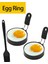 Paslanmaz Çelik Omlet Ev Yuvarlak Kızarmış Yumurta Buharda Pişirilmiş Haşlanmış Omlet Kalıbı Mutfak Pişirme Aracı (Yurt Dışından) 2