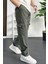 Erkek Baggy Kalıp Kargo Cepli Pantolon Yeşil Edw131 1