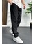 Erkek Baggy Kalıp Pantolon Siyah EDW130 2