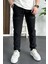 Erkek Slim Fit Cepli Paraşüt Pantolon Siyah EDW240 1