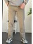 Erkek Pamuklu Chino Pantolon Standart Kalıp Yeşil EDW225 1