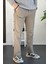 Erkek Pamuklu Chino Pantolon Standart Kalıp Yeşil EDW225 2