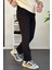 Erkek Pamuklu Chino Pantolon Standart Kalıp Siyah EDW225 2