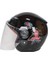 Fomu Çocuk Kask Kış Karikatür Tasarım Elektrikli Bisiklet Kask Erkek ve Kız Motosiklet Ekipmanları Accessoricolor:[windproof Hat] Black (Yurt Dışından) 1