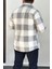 Erkek Slim Fit Polar Gömlek Gri EDW227 3