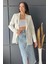 Taşlı Fırfırlı Kadın Blazer Ceket 1