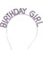 Mor Renk Kristal Taşlı Parlak Birthday Girl Yazılı Taç 1