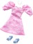 Barbie'nin Kıyafet Koleksiyonu Pembe Elbise HRH40 1