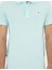 Erkek Su Yeşili Slim Fit Basic Tişört 50291625-VR048 6