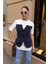 Keyymod Kadın Çizgili Ceket Garnili T-Shirt 1