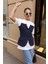 Keyymod Kadın Çizgili Ceket Garnili T-Shirt 2