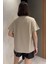 Kadın Bisiklet Yaka Basic Tişört P-00015063 3
