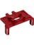 Servo Montaj Braketi Direksiyon Kolu Direksiyon Çubuğu Eksenel SCX24 1/24 Rc Parça Araba Yükseltme Parçaları Için Uygun, Kırmızı (Yurt Dışından) 3
