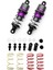 1/10 1 Çift Metal Hidrolik Amortisörler Rc Uzaktan Kumanda Araba Düz Yarış Drift Araba (67MM) Mor (Yurt Dışından) 1